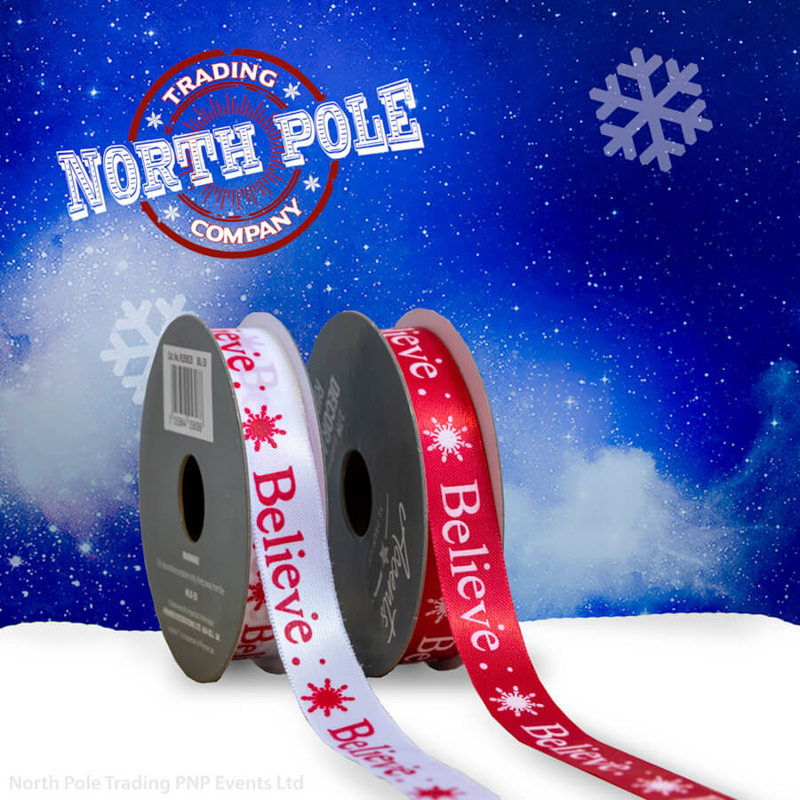 Believe red or White ribbon