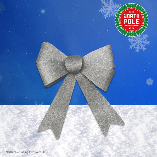 Large Silver bow