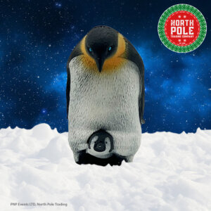 Penguin with baby penguin
