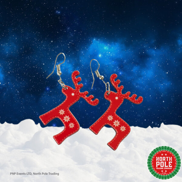 reindeer earrings