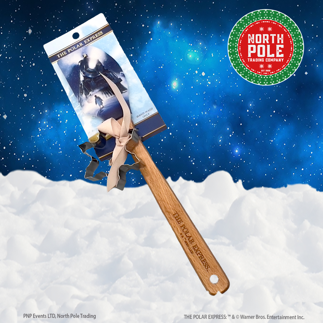 Spatula with cookie cutter front