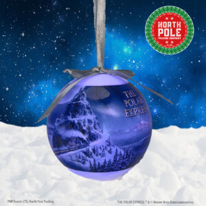 Colour Changing Bauble on Purple