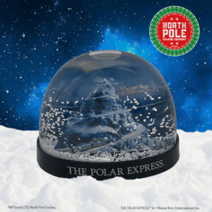 Snow Globe snowing - polar express