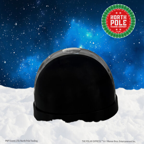 Back of the Polar Express Snow Globe