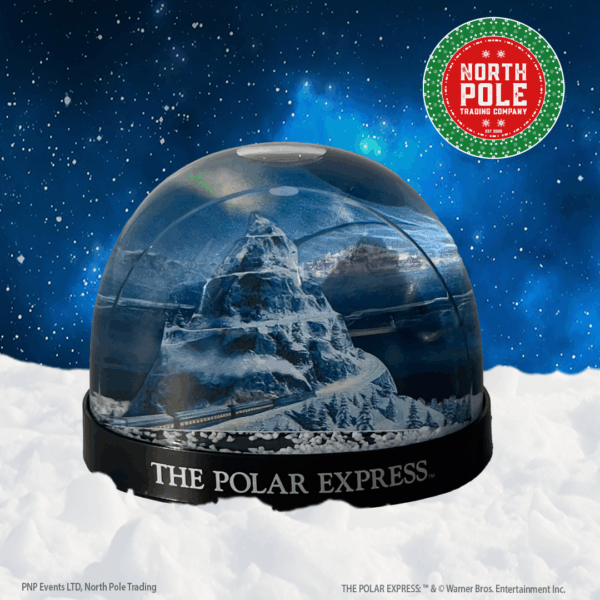Polar Express Snow Globe - Train to the North Pole