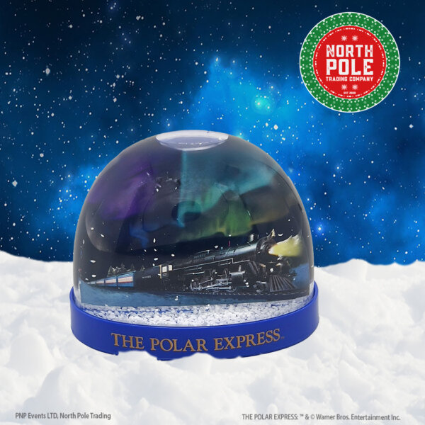 Polar Express - Northern lights Snow Globe