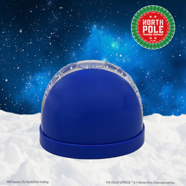 Polar Express - Northern lights Snow Globe Back