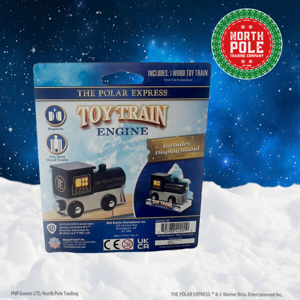 Polar Express Toy Train Engine Back