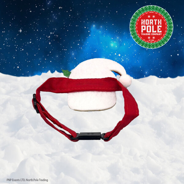 Santa Face Collar - Back head standing up