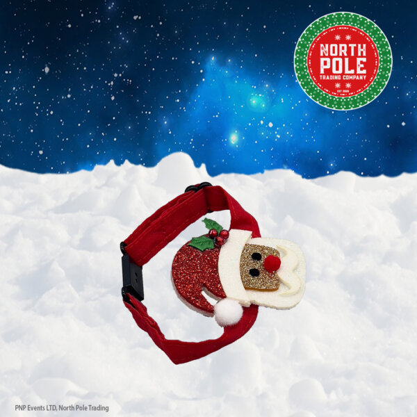 Santa Face Collar - side view