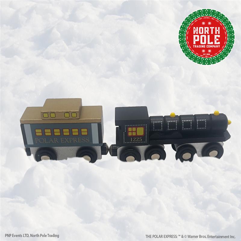 Wooden 2 piece train