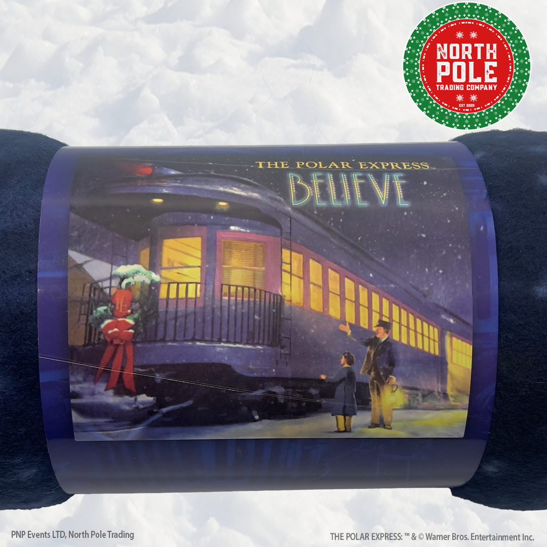 the polar express throw blanket