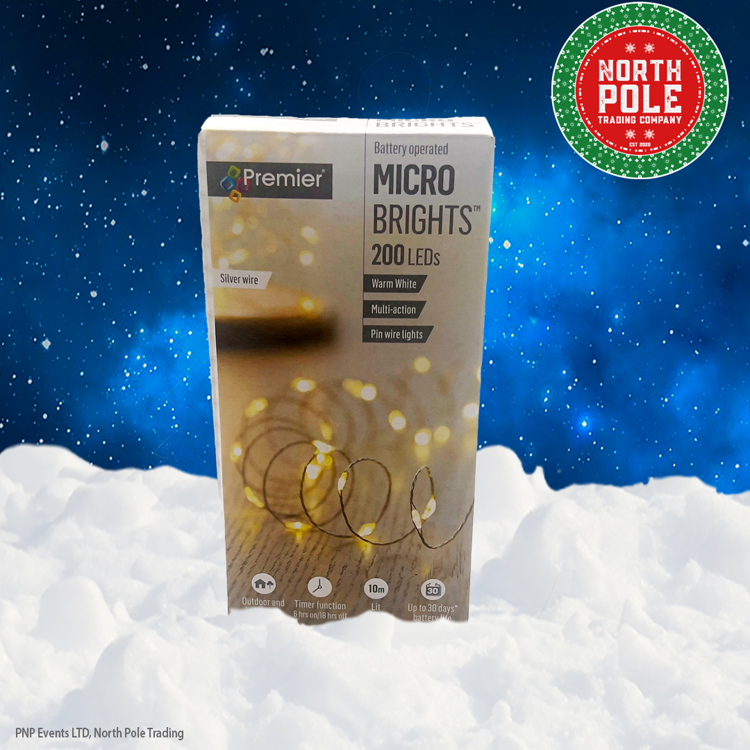 Light up your home with Micro Brights 200 LED battery-operated lights