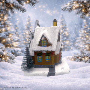 Imperfect Snowy Christmas House